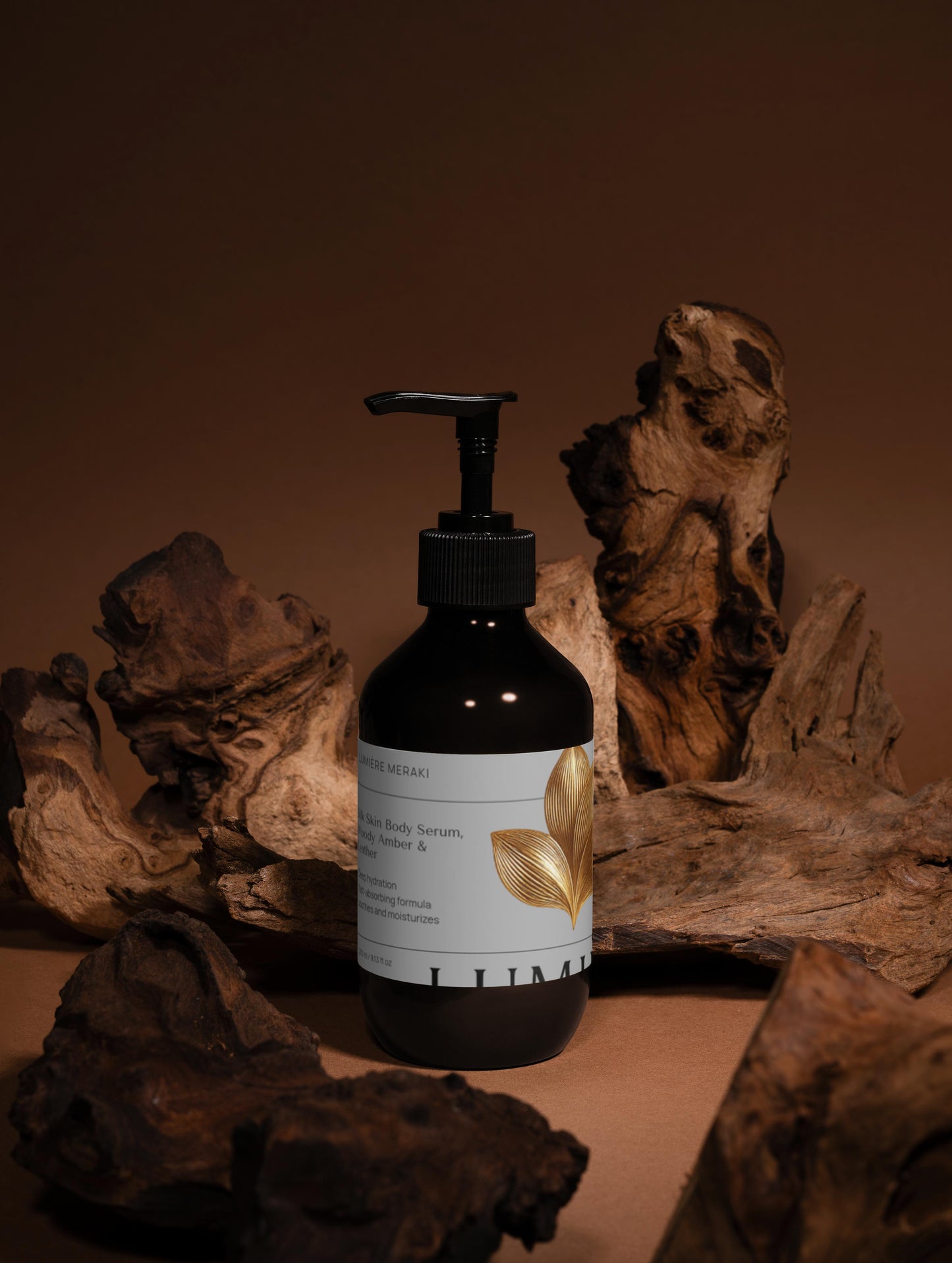 Silk Skin Body Serum, Woody Amber & Leather